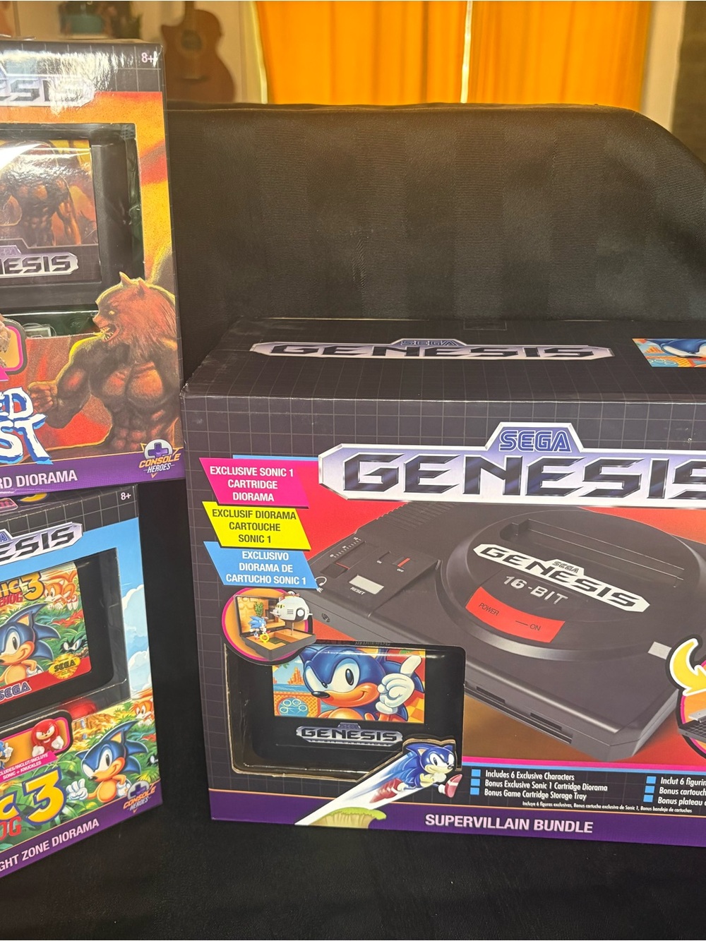 SEGA Genesis 16-Bit Home Console diorama Bundle